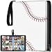 648 Pockets Baseball Card Binder for Baseball Trading Cards, Display Case with Baseball Card Sleeves Card Holder Protectors Set for Football Card and Sports Card