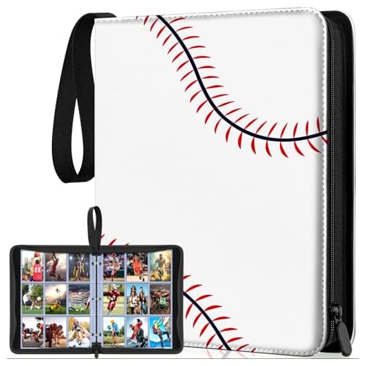 720 Pockets Baseball Card Binder for Baseball Trading Cards, Display Case with Baseball Card Sleeves Card Holder Protectors Set for Football Card and Sports Card