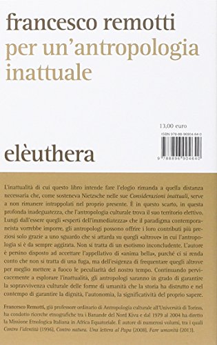 Per un'antropologia inattuale