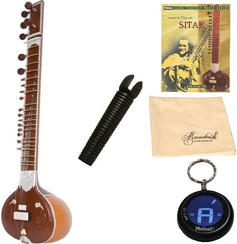 Amazon.com: G. Rosul Pro Single Toomba Sitar Deluxe Package w ...
