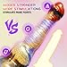 Moster, Monster Dildo Huge Thrusting Dildo Vibrator, Vibrating Dildo Fantasy Dildo with 5 Thrusting & 10 Vibrations, Large Knot Dildo Sex Toys Automatic G-spot Stimulator Adult Toys for Womnn and Man