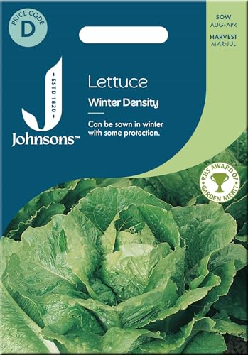 Lettuce Seeds 'Winter Density' by Johnsons - Vegetable Seeds for Planting UK