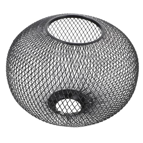 Pantalla de Lámpara Colgante de Hierro negra geométrica para hogar y comedor