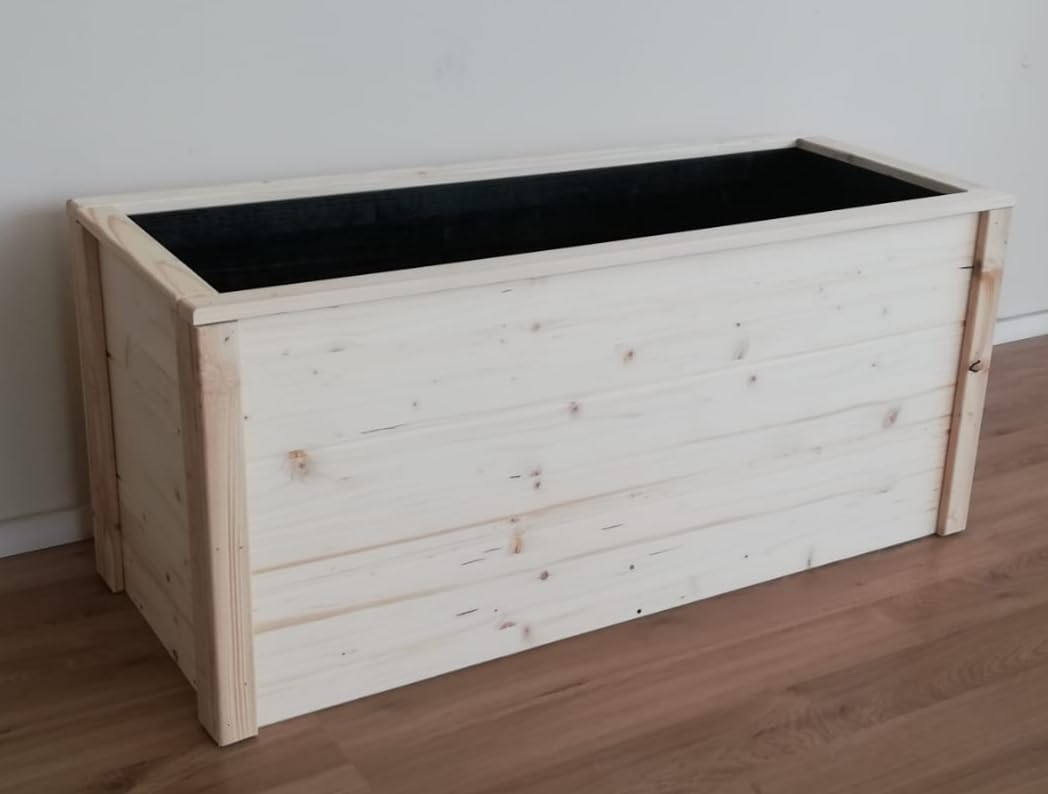 HOMERZO Jardinière en Bois pour Jardin, Balcon, terrasse - Jardinière