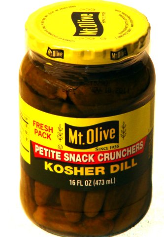 Mt Olive Kosher Dill PETITE SNACK 16oz 3pack