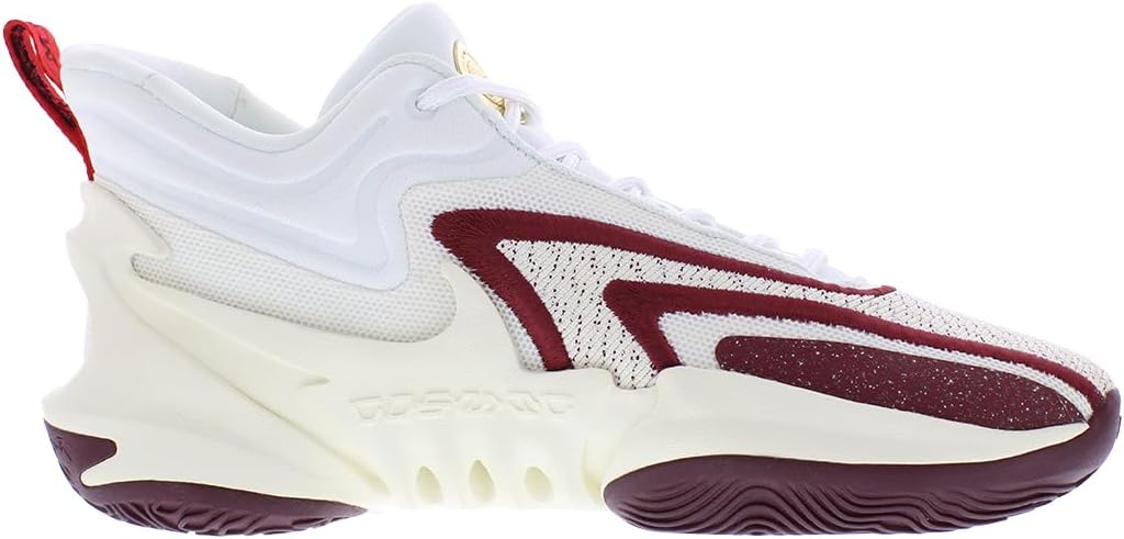 Nike Mens Cosmic Unity 2 Basketball Shoes, Coconut Milk/Team Red, 11 M US - Image 2