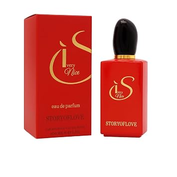 Womens Perfume, Very Nice Eau de Parfum for Women, Red Bottle with Black Cap, Tuberose Vanilla Patchouli Fragrance, Long- Lasting, 100ml / 3.4 fl.oz