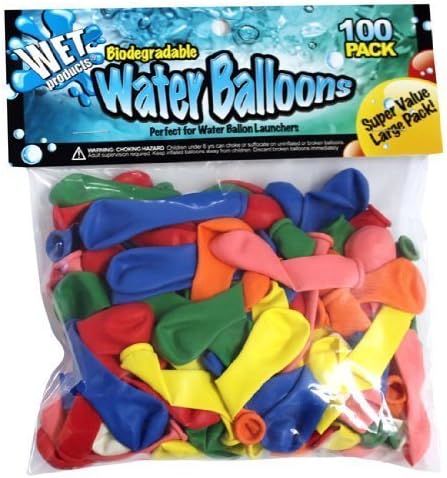 Biodegradable Water Balloons 100 pack