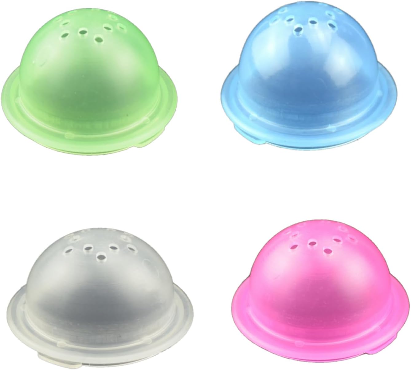 MEISH 4-Piece Hamster Cage Tubes & Tunnels with Stopper Plugs & End Caps