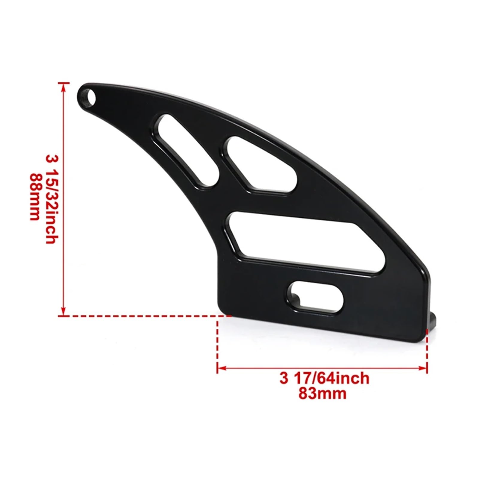 Accesorios Motocicletas Protector Cadena Inferior Universal Protector Cadena Protector Puntera para Carretera Protectores Cadena De Puntera Aluminio Protector Piñón