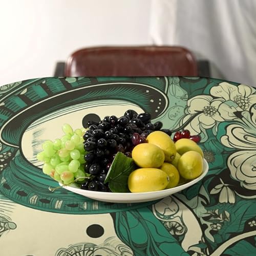 Nappe de table rectangulaire lavable pour protéger des taches à Noël - 6