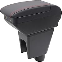 Vista 8 de YJYWZH Caja de reposabrazos para Chevy Chevrolet Spark 2011-2017, caja de almacenamiento central automotriz, consolas interiores con soporte