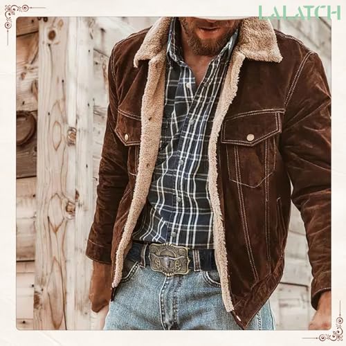 Image of Cowboy Cowgirl Belt Western Belts for Men Women Floral Engraved Longhorn Bull Buckle Belt for Jeans