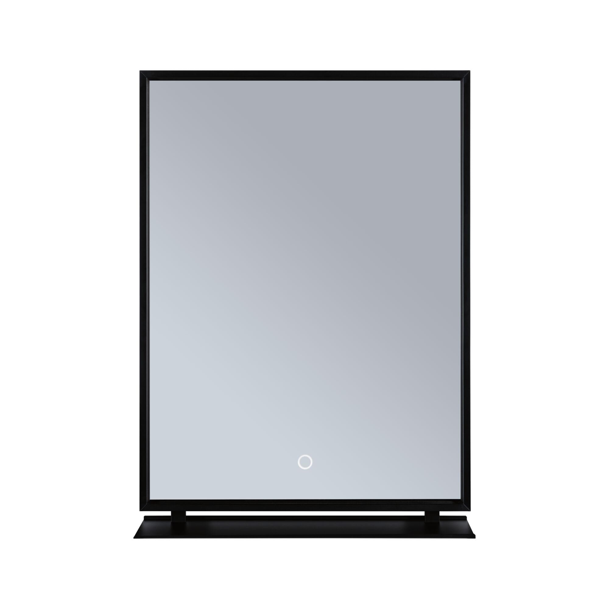 Paulmann 71093 LED Leuchtspiegel Miro IP44 Tunable White 180lm 230V 11W LED Spiegel, Schwarz matt Badleuchte