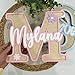 Chillever - Personalized Name Sign for Nursery, Custom Wooden Name Sign, Baby Letter Decor, Exquisite Nursery Decor and Wall Art for Girl or Boy Room, Baby Letter Room Decorations 1