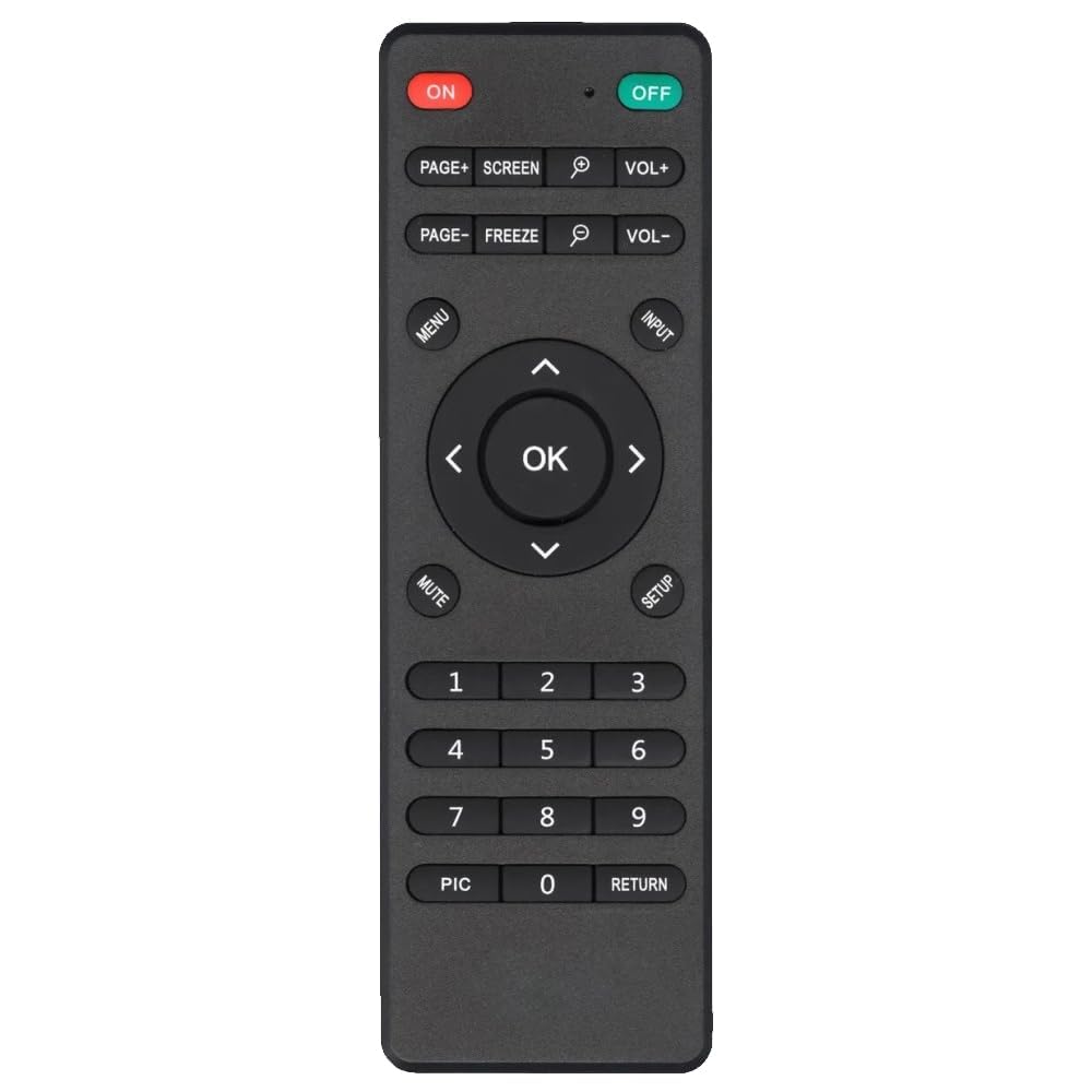 7SEVEN® Universal Projector Remote Control RM-P1375 Plus Model Suitable for Compatible Projector Brands Listed in Catalogue with 2 Step Easy Configuration - Pairing Must !