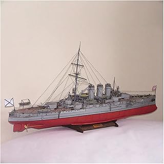 Lllunimon 1/200 Russian Cruiser Rurik Armor Cruiser Paper Model Building Kit, DIY Paper Art Model Toy Gifts for Military Fans