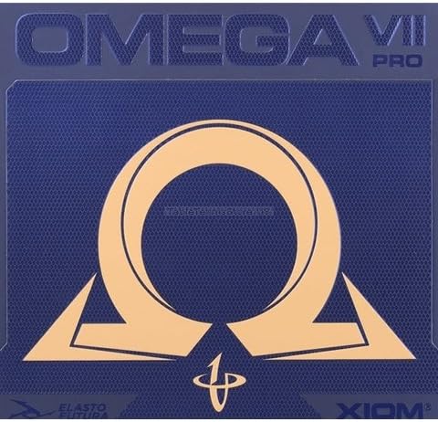Xiom Omega VII 7 Pro - Offensive Table Tennis Rubber - Black Max