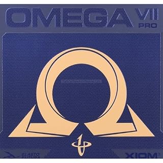 XIOM Omega VII 7 Pro (MAX)- TableTennis Rubber (Black- Max)