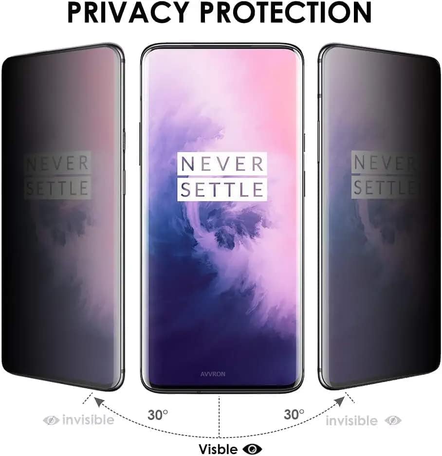 Image of 4youquality Privacy Tempered Glass Screen Protector (1 Pack) for Motorola Edge 60 Pro - Curved UV Privacy Guard | Full Screen Coverage | Anti-Spy | HD Clarity | Fingerprint Unlock | 9H Hardness