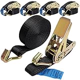 tensor para correa trapezoidal 【Seguramente tensado】 Si las correas de trinquete son altamente resistentes, las correas con trinquete están cargables con 800kg, por lo que su carga se puede fijar firmemente durante el transporte.