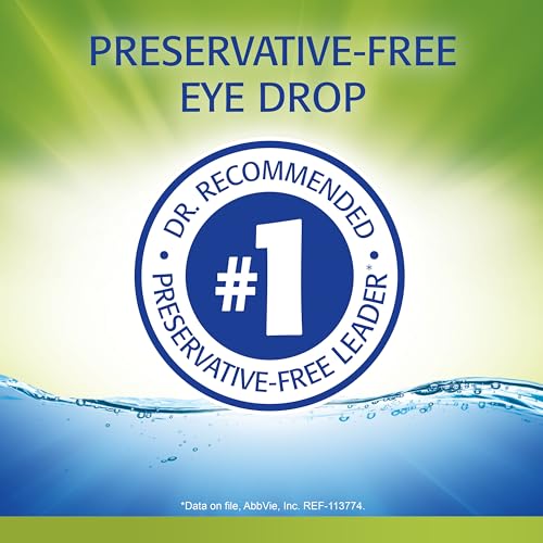 Refresh RELIEVA PreservativeFree Tears Lubricant Eye Drops, 0.33 fl oz