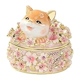 東京銀座PICALS 柴犬のお花見 ジュエリーボックス EX617