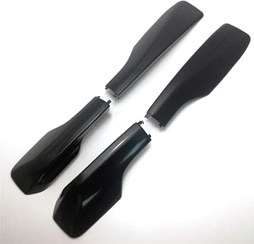 Miniatura 4 de HIGH FLYING Accesorios de coche Negro Roof Rack Rails End Cap Cubierta de protección Shell para Toyota RAV4 2001-2005