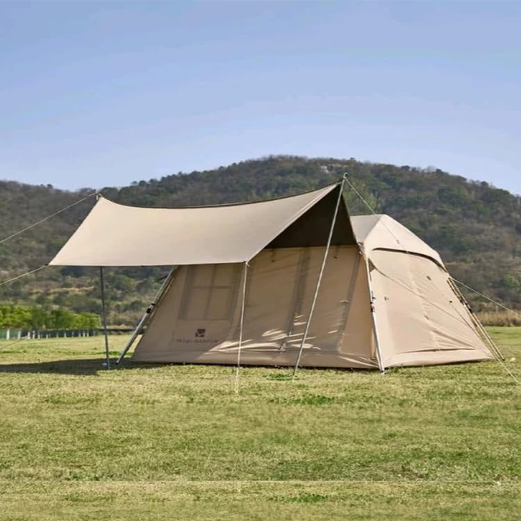Carpa para camping 3-4 personas con porche impermeable miniatura 2