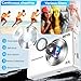 4K Digital Camera, 64MP Autofocus Vlogging Camera with Dual Lens, 16X Digital Zoom YouTube Compact Travel Point Shoot Camera for Teens Beginner, Anti-Shake,2 Batteries, 32GB Card (White)