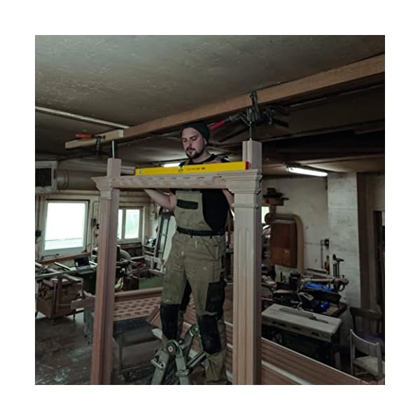 STABILA Wasserwaage Type 80 AS, 20 cm, verstärktes Alu-Profil, 1 Horizontal-Libelle, 1 Vertikal-Libelle, integrierte… – Bild 6
