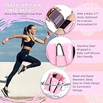 Wrist Ankle Weights for Women Set of 2, Adjustable Silicone Weighted Bangles, Wearable Ultra-durable Strips Weight Bracelet 2 lbs/4 lbs for Yoga, Pilates, Barre, Walking, Arm & Leg Workout - Image 2