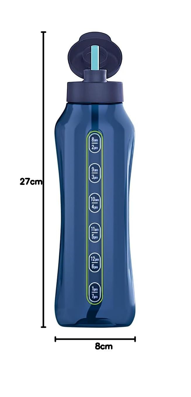 Tupperware AQUAVIBE Motivationsflasche, 1,2 l