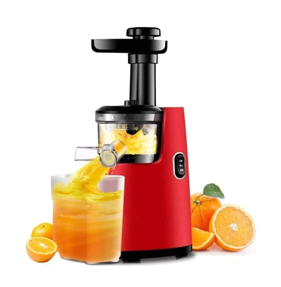 Juicer, exprimidor de Prensa en frío con Rendimiento de Zumo Alto y Jugo más Puro, Limpieza fácil y máquinas de Picante de masticación de Motor Tranquilo para Verduras y Frutas, Granja Grande
