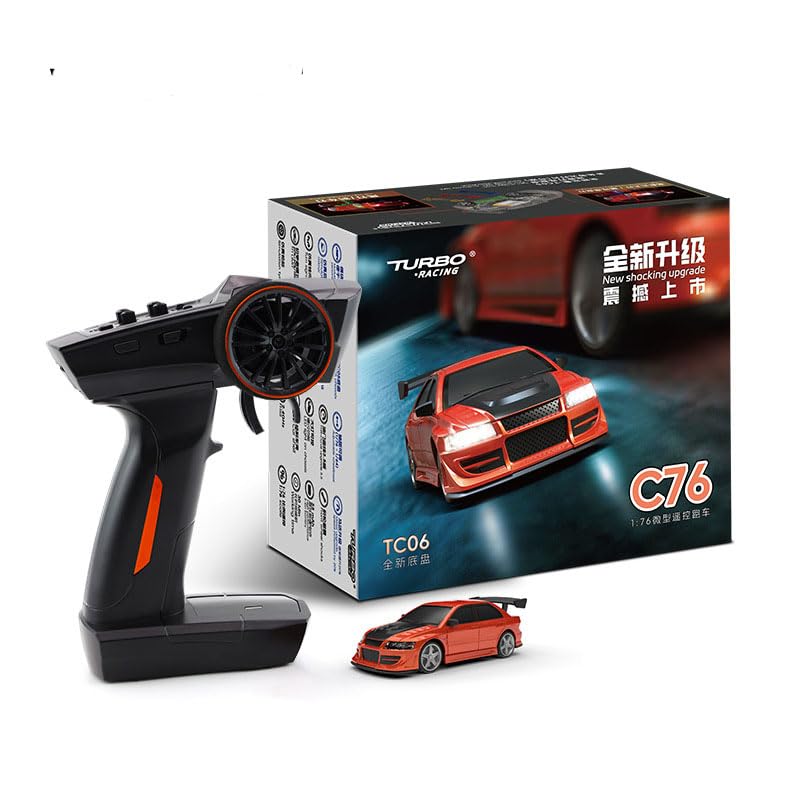 newstartrc Turbo Racing C76 1:76 Flat Running Racing MINI RTR