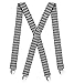 Produktbild Pierrot Hosenträger für Herren Breit Made in Germany/France - Ultrastarker Gummizug & 4 Extra Starke X-Clips - Verstellbare Länge bis zu 130cm - Garantie auf Lebenszeit