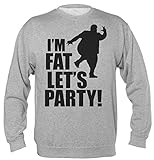 Photo Gallery finest prints i m fat let s party felpa unisex extra large Photo Gallery finest prints i m fat let s party felpa unisex extra large