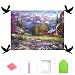 DIY 5D Diamond Painting Kit, ONE Phoenix Full Round Drill Large Clearance Rhinestone Art Craft 32 Animals Forest Deer Rabbit Bear Butterfly for Wall Decor, Contain Tools (40x30CM/15.75x11.81INCH)
