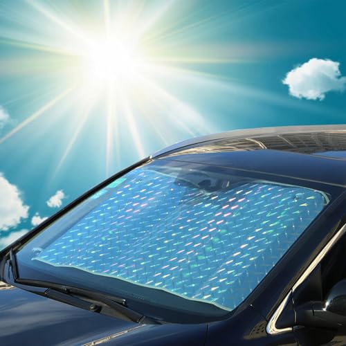 Cubierta solar frontal de coche para proteger el salpicadero durante el verano 2