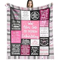 Geschenke für Frauen, Geburtstagsgeschenk für Frau, Personalisierte Kuscheldecke Geschenk für Mama, Mädchen, Freundin, Lustige Geschenk Geburtstag zum Muttertag Geburtstag Valentinstag Weihnachten
