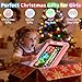 Magic LED Drawing Board for Kids, Girl Toys for Ages 5-7, Christmas Birthday Gifts, Light Up Tracing Pad, 9 Double-Sided Cards, 6 Markers, Neon Effect Doodle Writing Tablet, Arts Crafts Learning Toy
