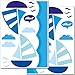 Produktbild Wandkings Segelboot Ahoi Wandsticker Set, 26 Aufkleber, 2 DIN A4 Bögen, Gesamtfläche 60 x 20 cm