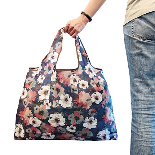 Image of allydrew Large Foldable Tote Nylon Reusable Grocery Bag
