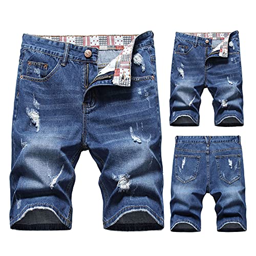 Nostalgic Summer High Loose Jeans Street Hole Pants Men's Retro Men's Pants 501 Shrink3