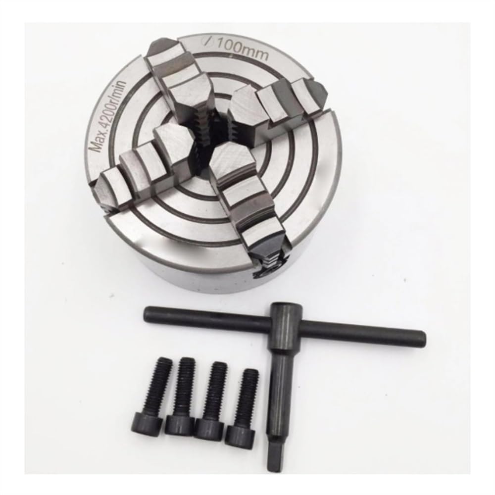 Odwracalny niezależny 4-szczękowy uchwyt tokarski 80 mm 100 mm 125 mm narzędzie do obróbki metalu akcesorium 3'' 4'' 5'' 6'' (125mm)