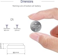 Vista 2 de UOGTNON Batería de litio CR927 de 3V (paquete de 5)
