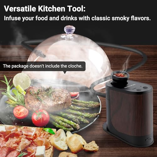 Image of INKBIRDPLUS Portable Cocktail Smoker Kit with 4 Wood Chips for Kitchen