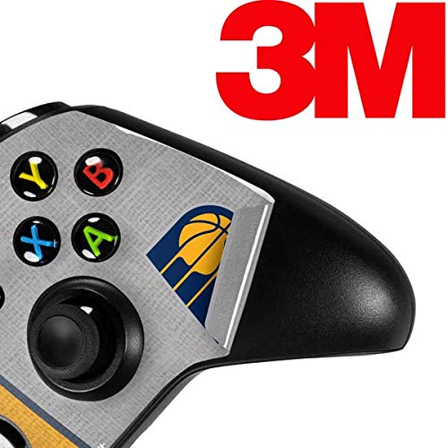 Skinit Decal Gaming Skin Compatible with Xbox One X Controller - Officially Licensed NBA Indiana Pacers Canvas Design