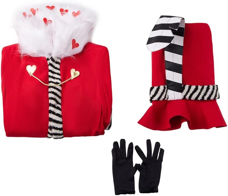 Miniatura 4 de Weixu Disfraz de anime de San Valentín para cosplay, vestido rojo para Halloween, carnaval, fiesta para mujeres y hombres