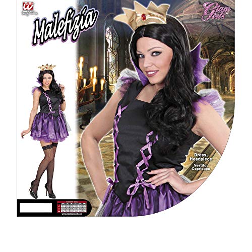Widmann 06381 - Costume, Headboard, Dark Fairy, Maleficent, Fancy Dress, Theme Party, Carnival, Halloween, black, purple, S - Image 2